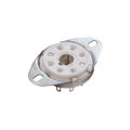 ZOCCOLO IN CERAMICA PER VALVOLA 8 PIN OKTAL RIMLOCK DIAMETRO 32,5mm