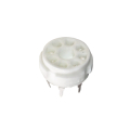 ZOCCOLO IN CERAMICA PER VALVOLA 8 PIN OKTAL DIAMETRO 26,4mm