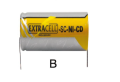 BATTERIA SUB-C 2000mAh RICARICABILE NI-CD 1,2V 2Ah CON LAMELLE