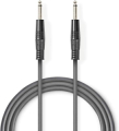 CAVO AUDIO JACK 6,35mm MASCHIO JACK 6,35mm MASCHIO MONO 1,5mt NEDIS