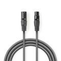 CAVO DIGITALE DMX 110OHM XLR MASCHIO XLR FEMMINA 10mt NEDIS
