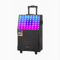 CASSA ATTIVA 12" RICARICABILE RGB BLUETOOTH FM AUX MIC IN REC USB MICRO SD 2XMICROFONI TELECOMANDO