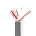 CAVO DIGITALE DMX 110OHM 2x0,23mm SCHERMATO OFC GRIGIO NEDIS AL METRO