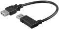 CAVO PROLUNGA USB 2.0 AD ALTA VELOCITÀ 90° 0,15MT