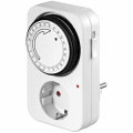 TIMER ANALOGICO TEMPORIZZATORE ANALOGICO CON PRESA SHUKO 16A 220VAC