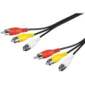 CAVO AUDIO/VIDEO 3 SPINE RCA 1,5MT