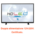 TV TREVI LED LTV 3204  32'' POLLICI  SAT DVBS 2 + DVBT T2  / HEVC