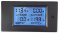 DISPLAY LCD POWER MONITOR VOLT AMPERE WATT COMBO 6,5-100V 0-20A