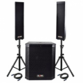 KIT CASSE 2+1 CON SUBWOOFER 900W GLEMM