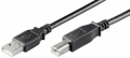 CAVO AD ALTA VELOCITÀ USB 2.0 1,8 M, NERO, 1.8 M - SPINA USB 2.0 (TIPO A) > SPINA USB 2.0 (TIPO B) - GOOBAY