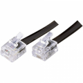 CAVO TELEFONICO RJ11 4/6 POLI BLACK 1.80MT