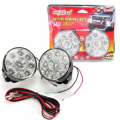 KIT 2 FARETTI 9 LED FENDINEBBIA PER AUTO