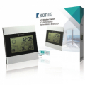 STAZIONE METEO / LCD CLOCK INTERNO GRIGIO/NERO